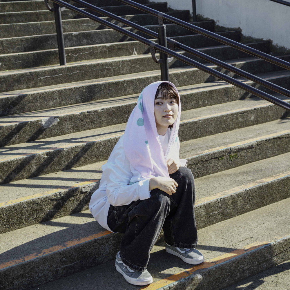 ロゴタオル [ライトピンク×エメラルドグリーン]