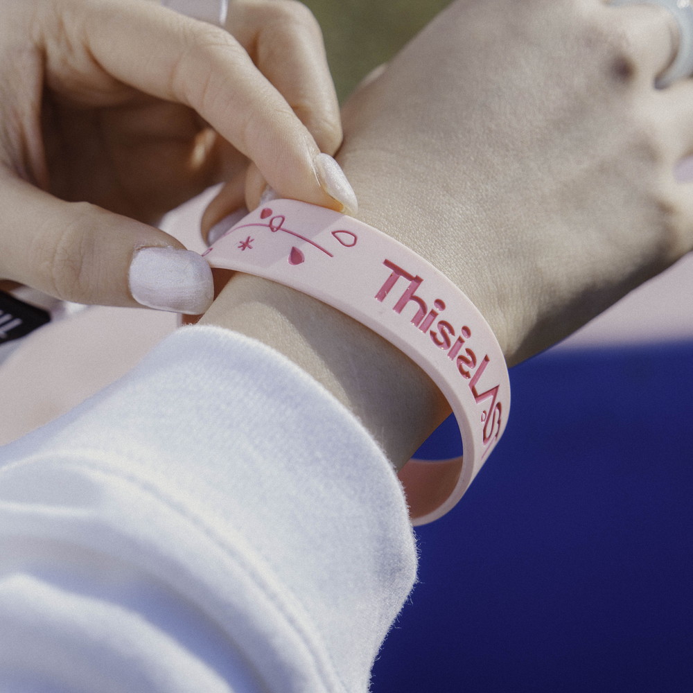 ラバーバンド [コーラルピンク]