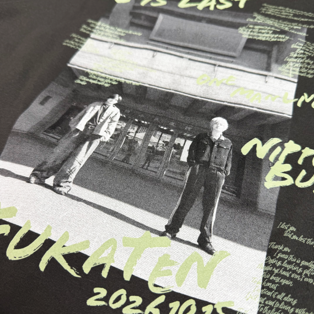 BUDOKAN Photo ロンT [スミブラック]