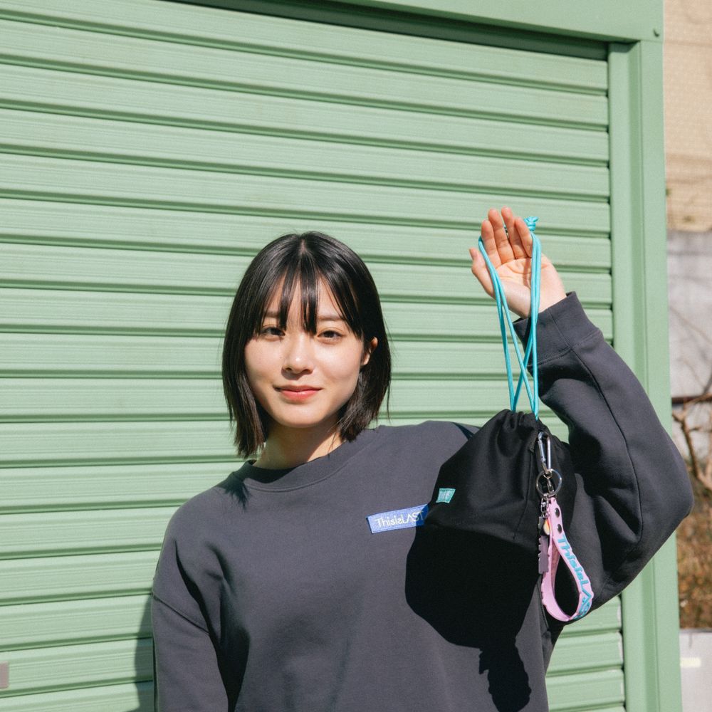 巾着ショルダー[ブラック]