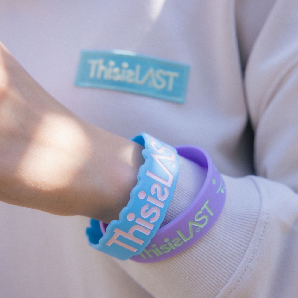 ダイカットラバーバンド[ペールブルー]