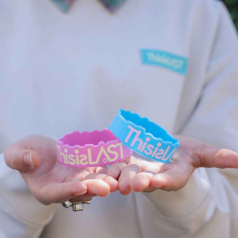 ダイカットラバーバンド[ペールブルー]