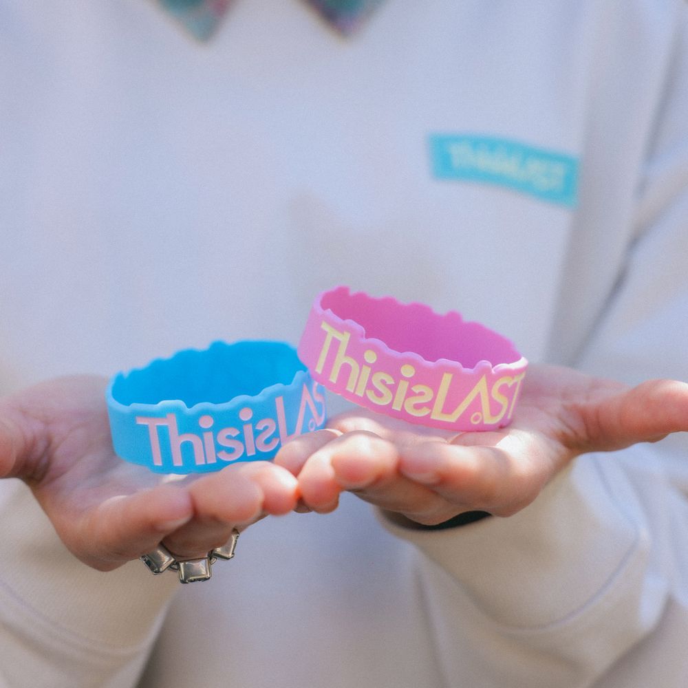 ダイカットラバーバンド[ペールピンク]