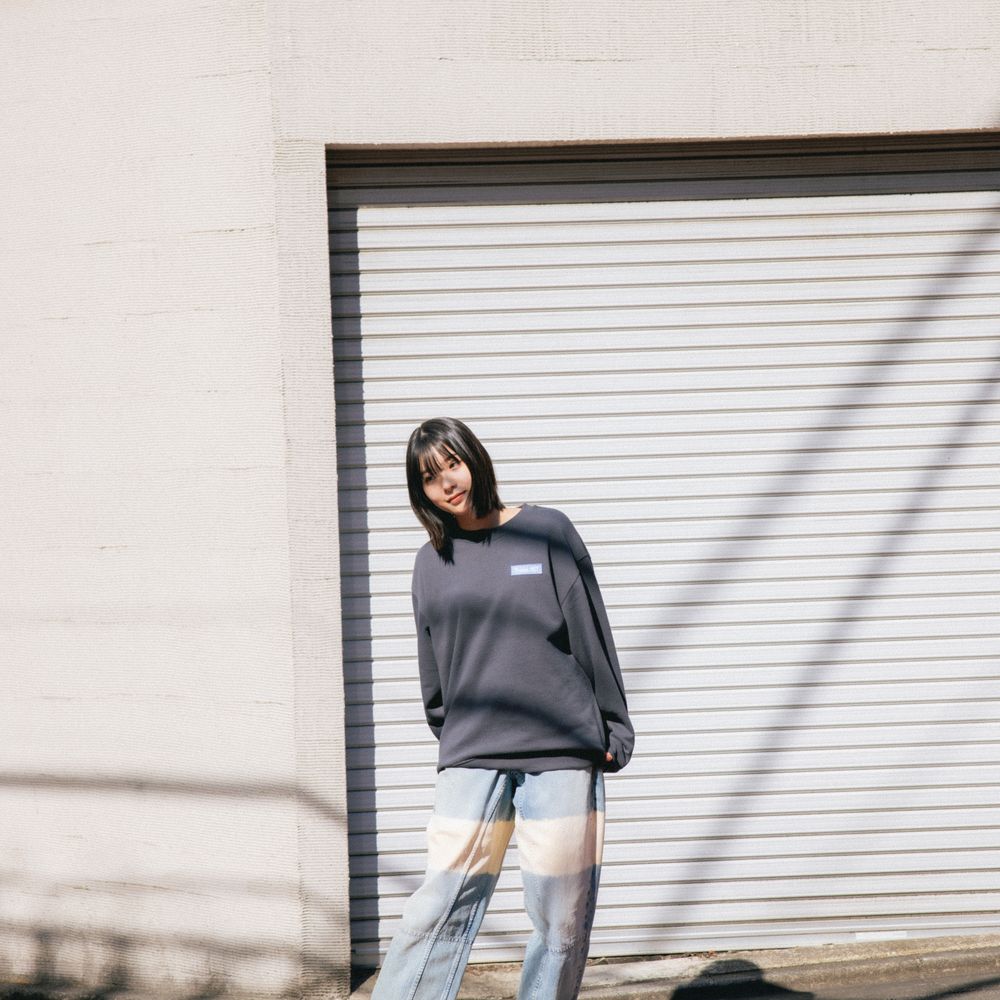 ロゴワッペントレーナー[スミブラック]