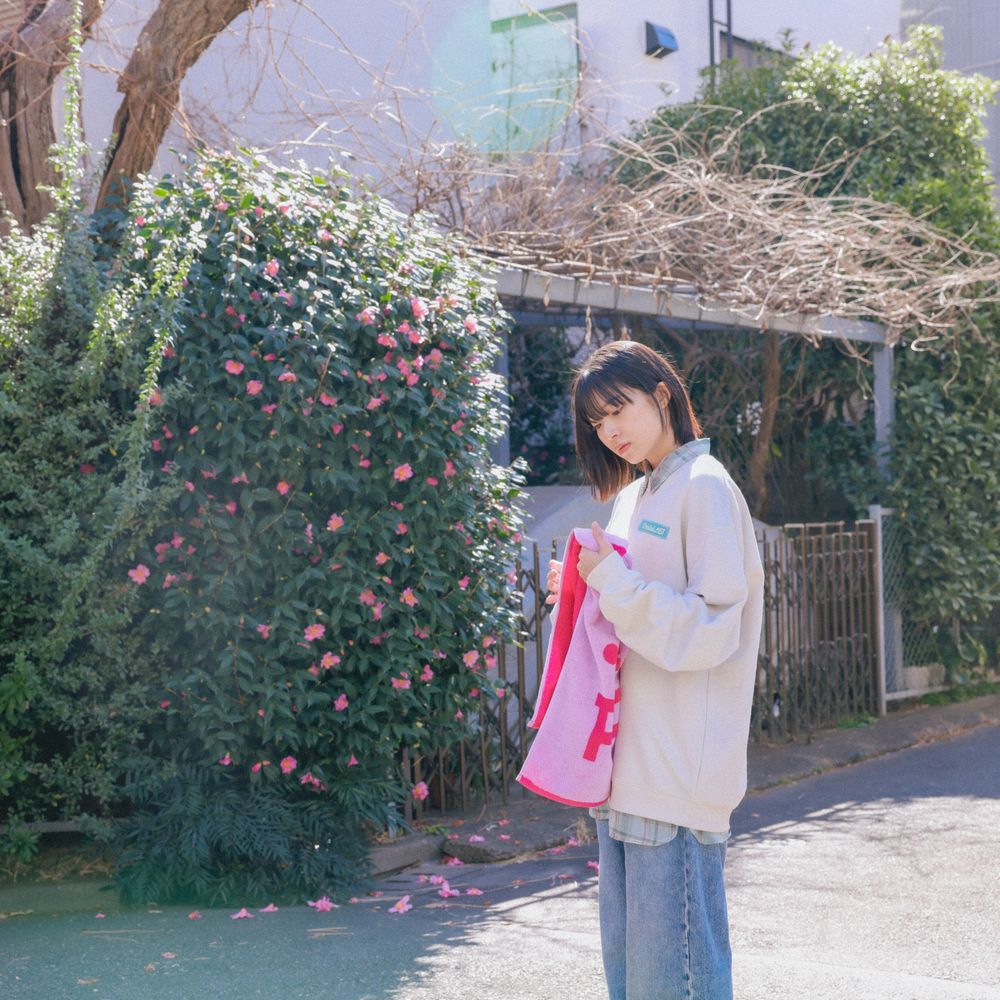 ロゴジャガードタオル [ピンクマゼンタ]