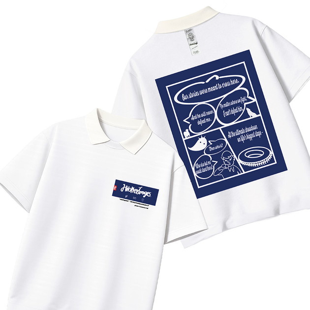 【TAKUYA∞ Produce】BECOMETREE×HOI×htct∞ Collared French Terry T-shirt
