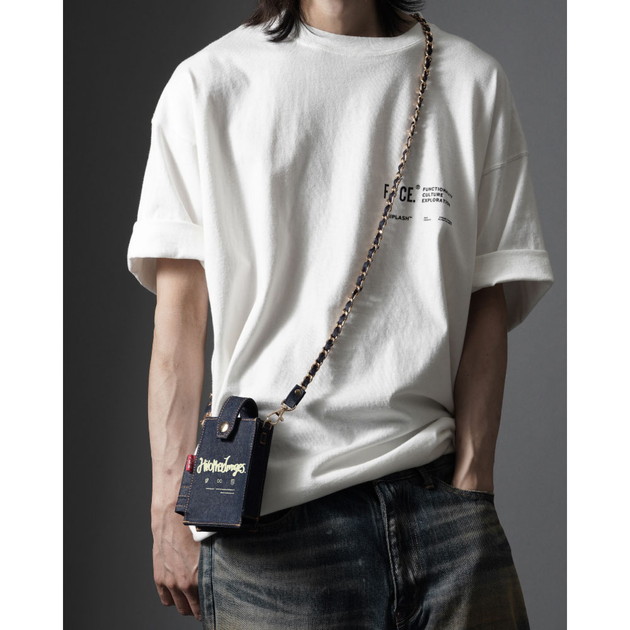【TAKUYA∞ Produce】htct∞ × HOI “Crossing Stories KIGOU” Chain Pouch（インディゴ）