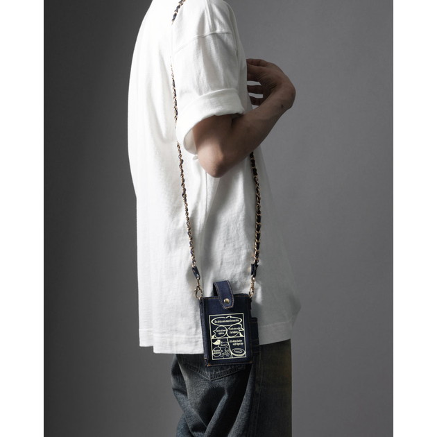 【TAKUYA∞ Produce】htct∞ × HOI “Crossing Stories KIGOU” Chain Pouch（インディゴ）