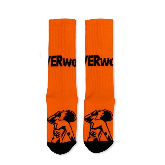 【真太郎 Produce】USUAL SOCKS/オレンジ