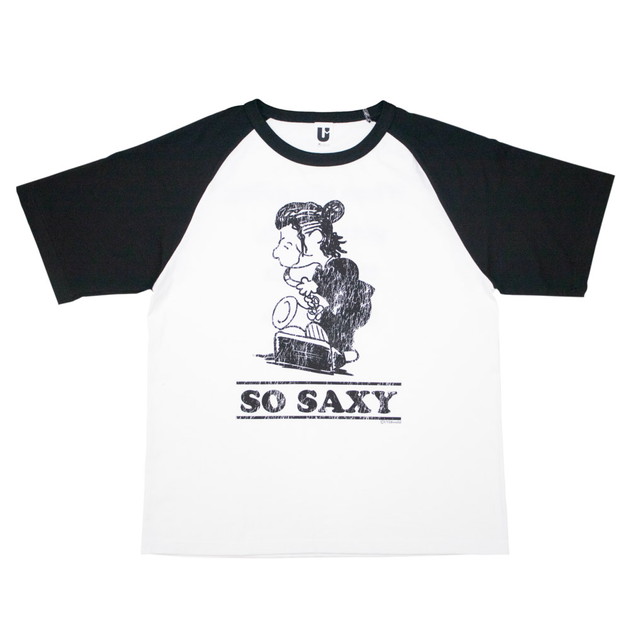 【誠果 Produce】“SO SAXY”2025 Tシャツ（ホワイト×ブラック）