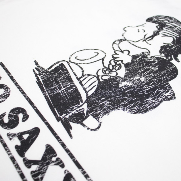 【誠果 Produce】“SO SAXY”2025 Tシャツ（ホワイト×フラミンゴピンク）