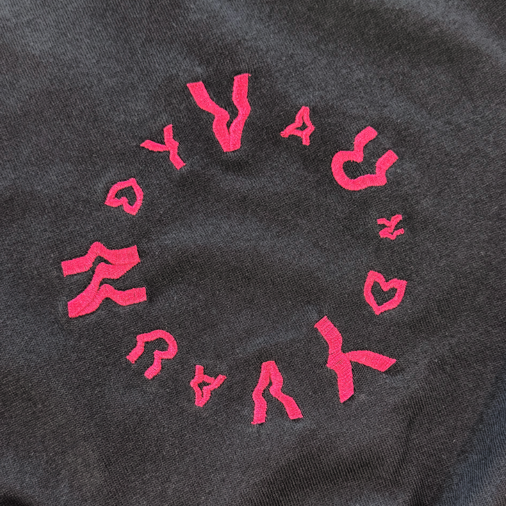 Logo T-Shirts [Black×Red]