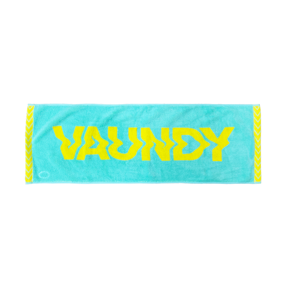 【FUKUOKA limited】Logo Jacquard Towel［Light Blue×Yellow］