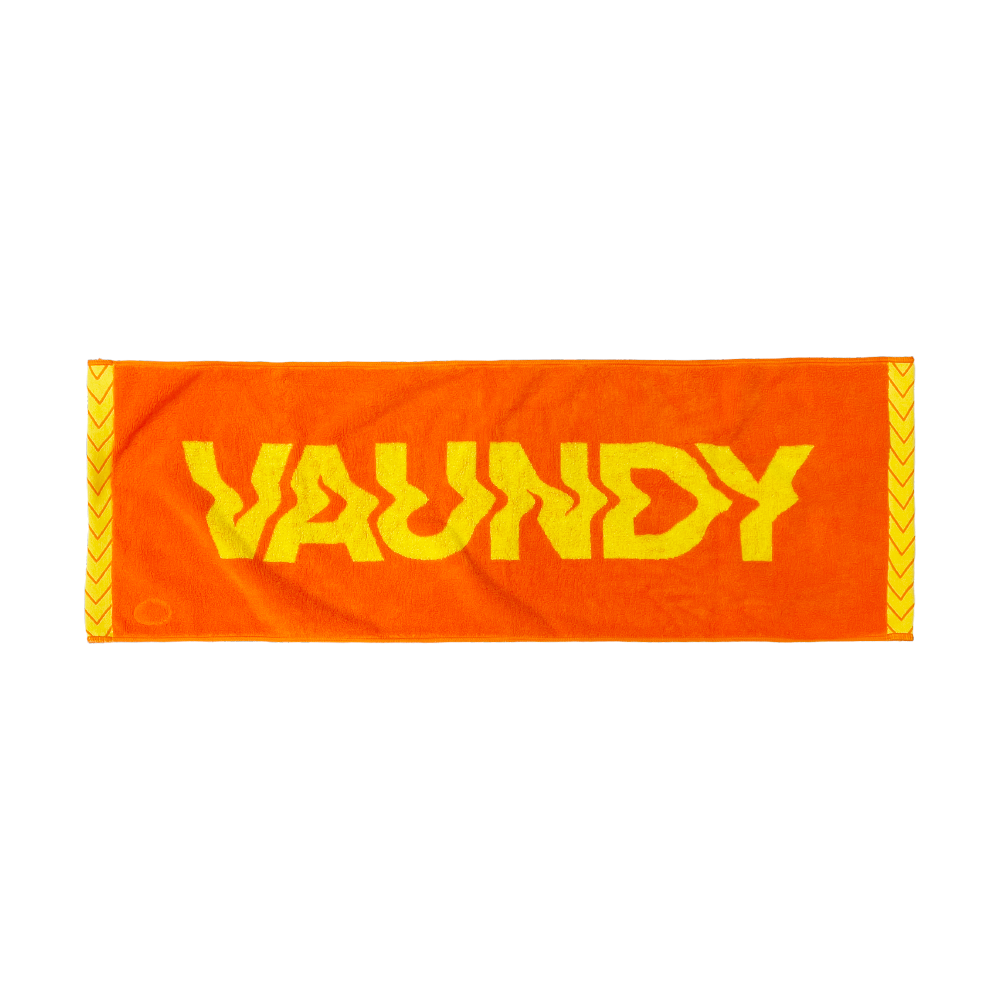 【TOKYO limited】Logo Jacquard Towel［Orange×Yellow］