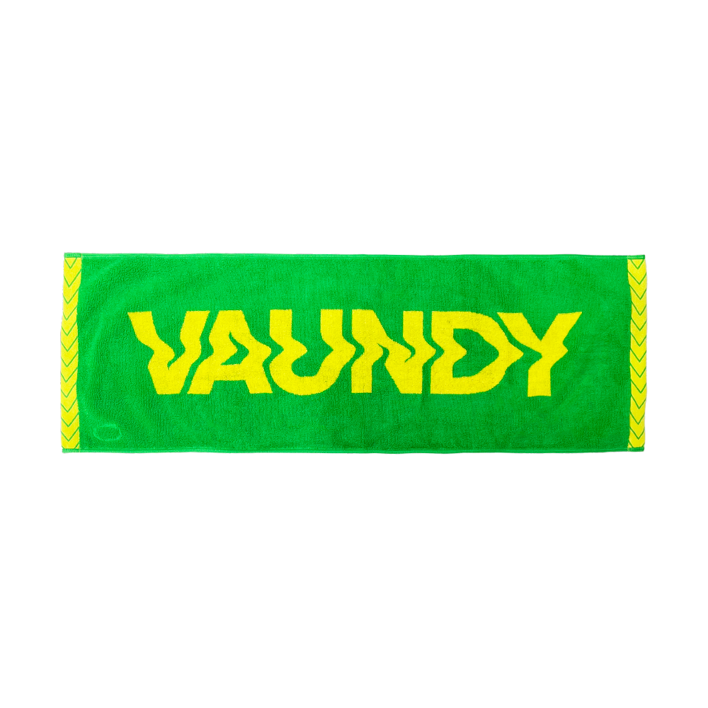 【HOKKAIDO limited】Logo Jacquard Towel［Green×Yellow］