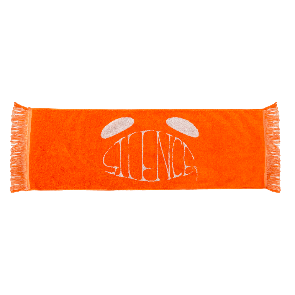 Glitter Logo Towel "SILENCE"
