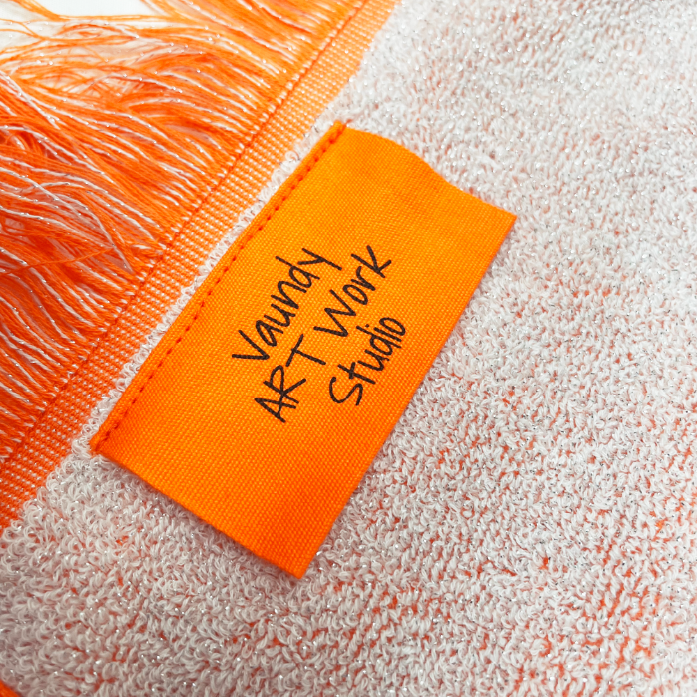 Glitter Logo Towel "SILENCE"