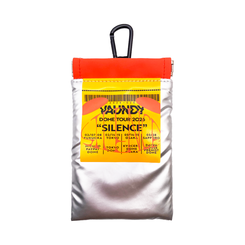 Snap Pouch "SILENCE"［Silver］