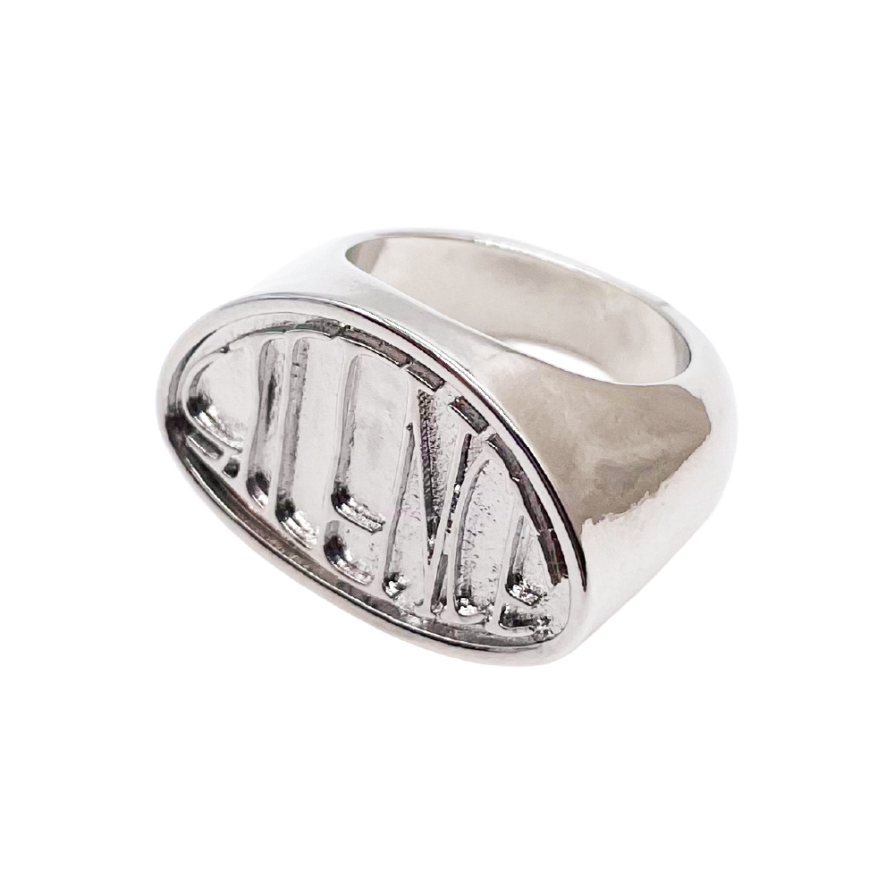 Logo Ring "SILENCE"［Silver］