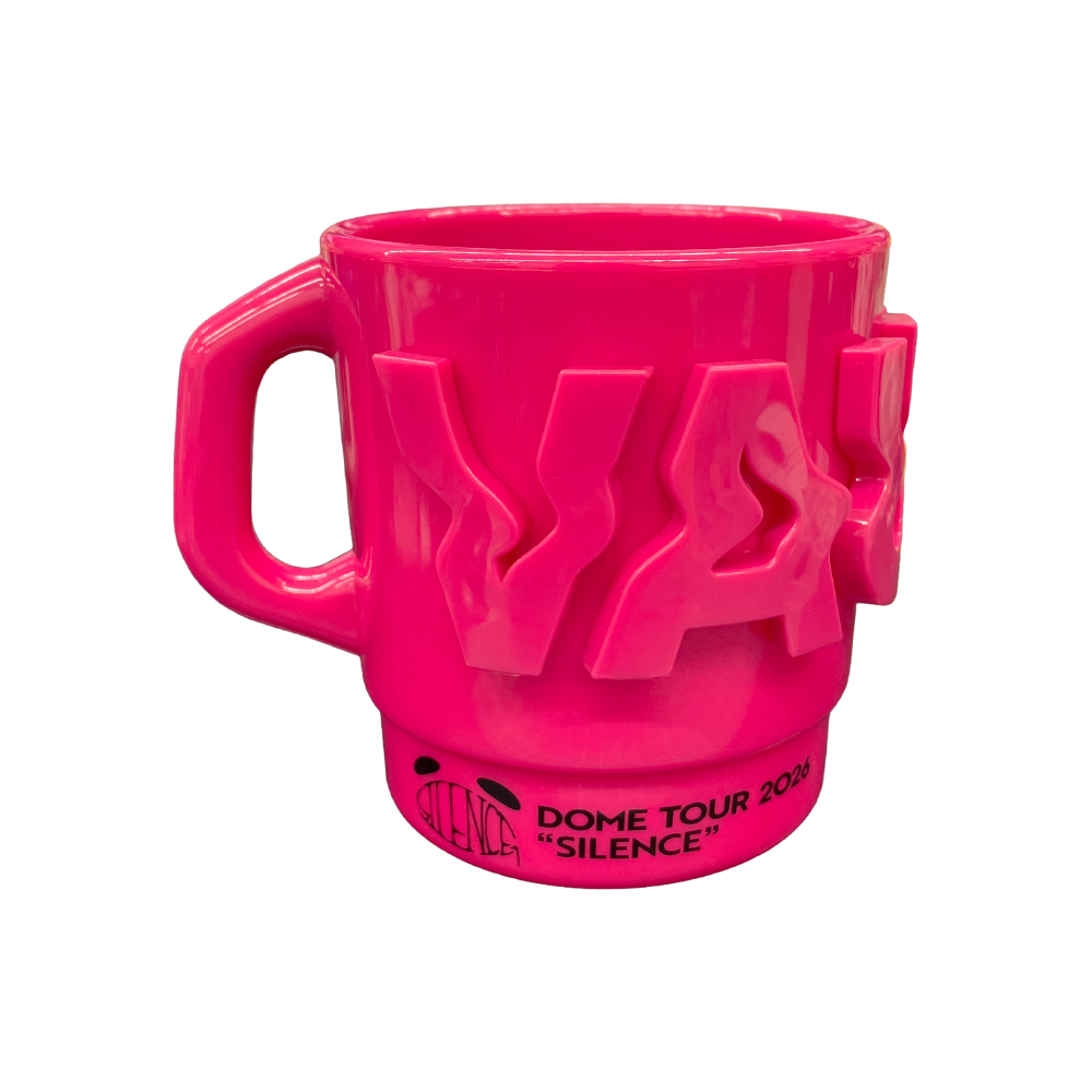 【VAWS premium ONLINE limited】Logo Mug "SILENCE"［Pink］
