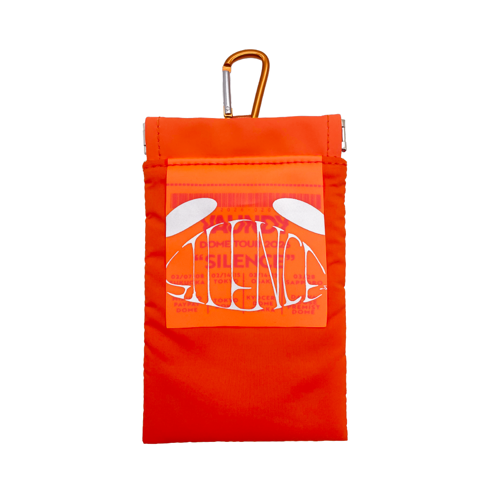 【VAWS premium ONLINE limited】Snap Pouch "SILENCE"［Orange］