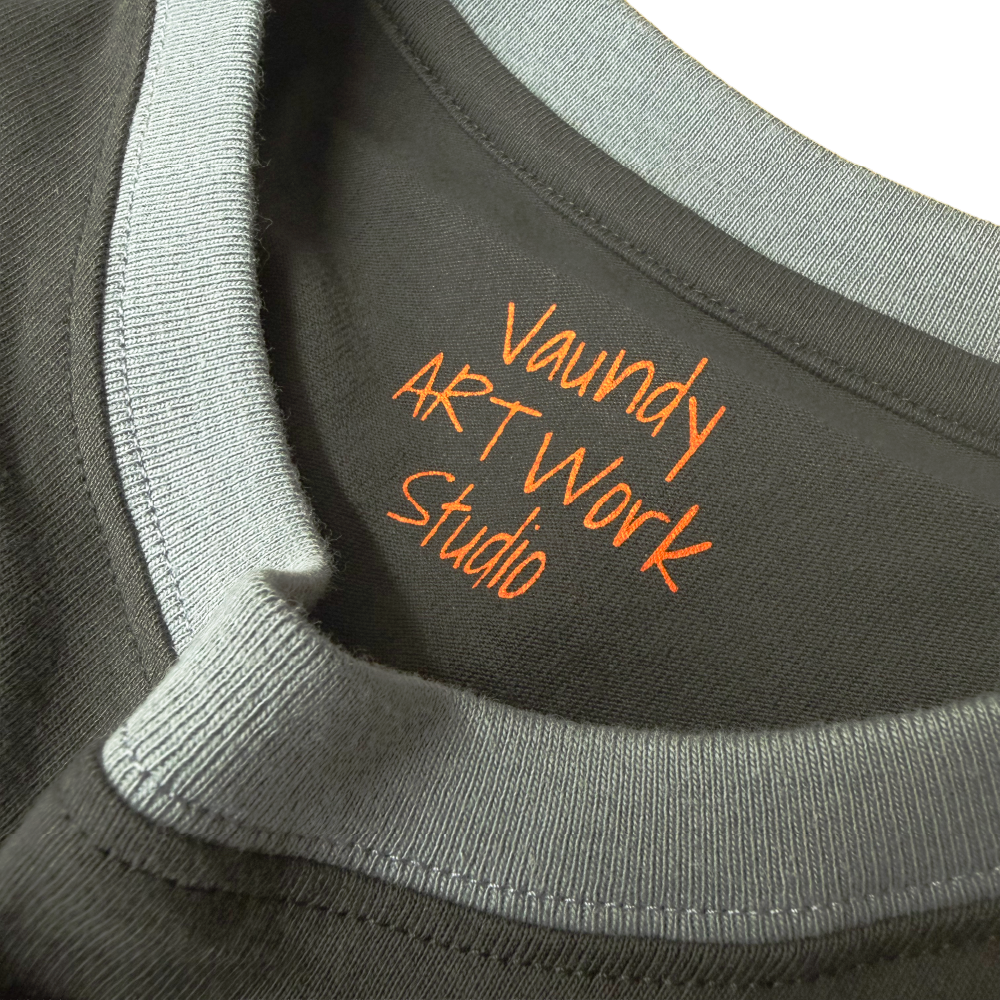 Drawcord T-shirt "HORO" [Charcoal]