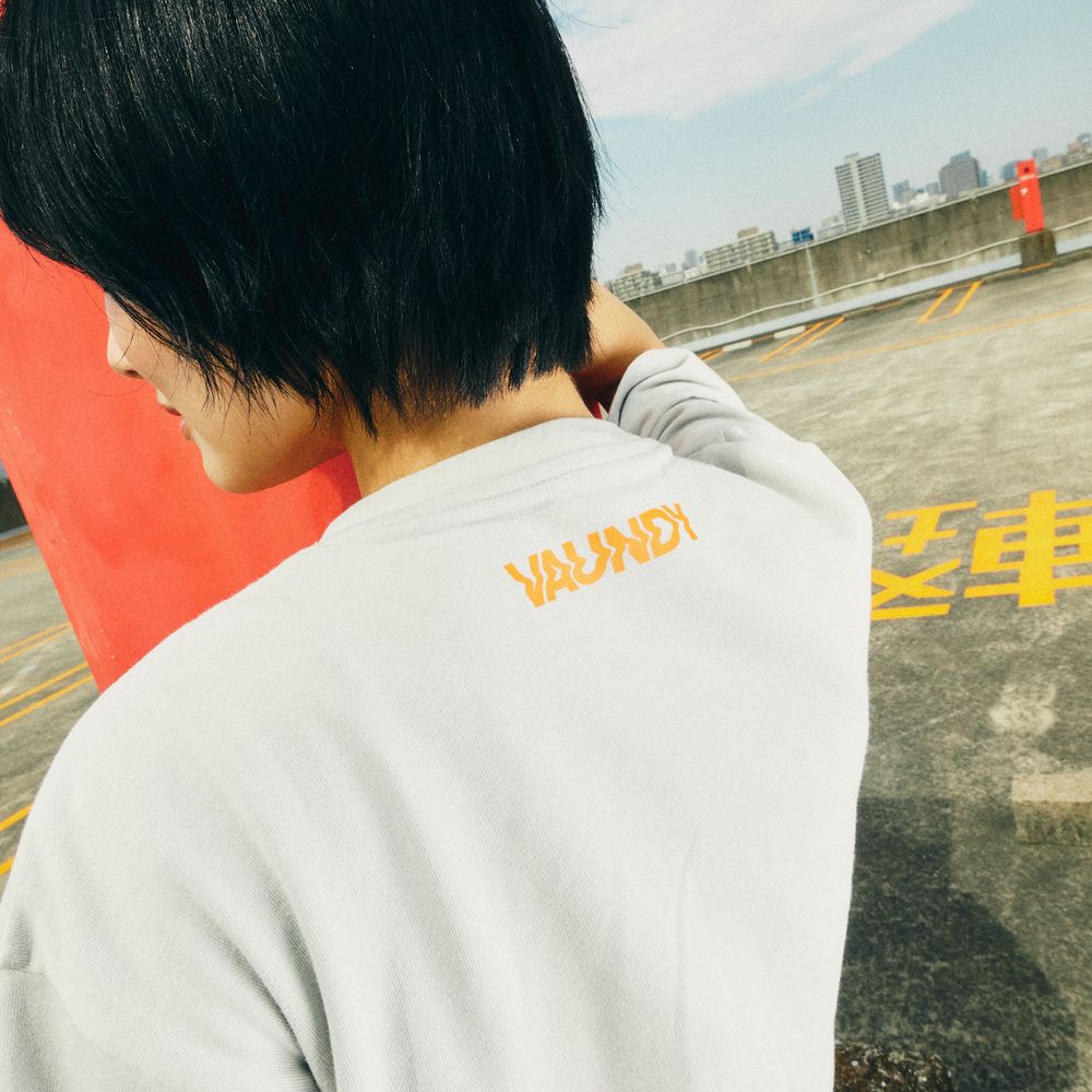 Brush Logo T-shirt "HORO" [Gray]