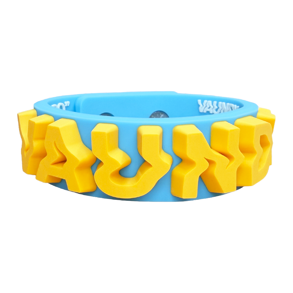 【HONG KONG limited】Rubber Band "HORO" [Light Blue×Yellow]