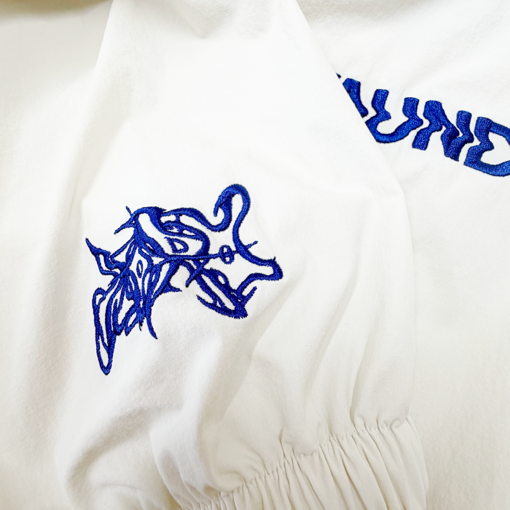 【VAWS ONLINE limited】Detachable Mask Hoodie "HORO" [White]