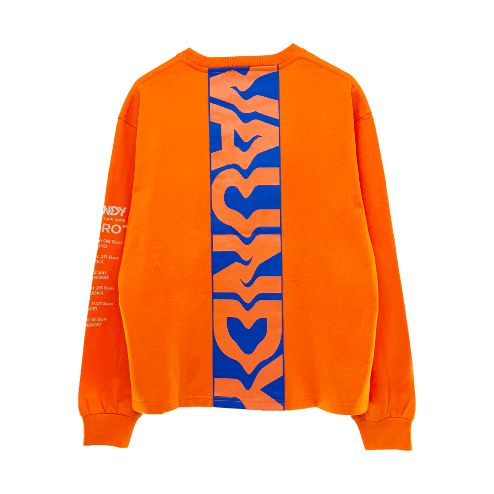 Long Sleeve Tour T-shirt "HORO" [Orange]