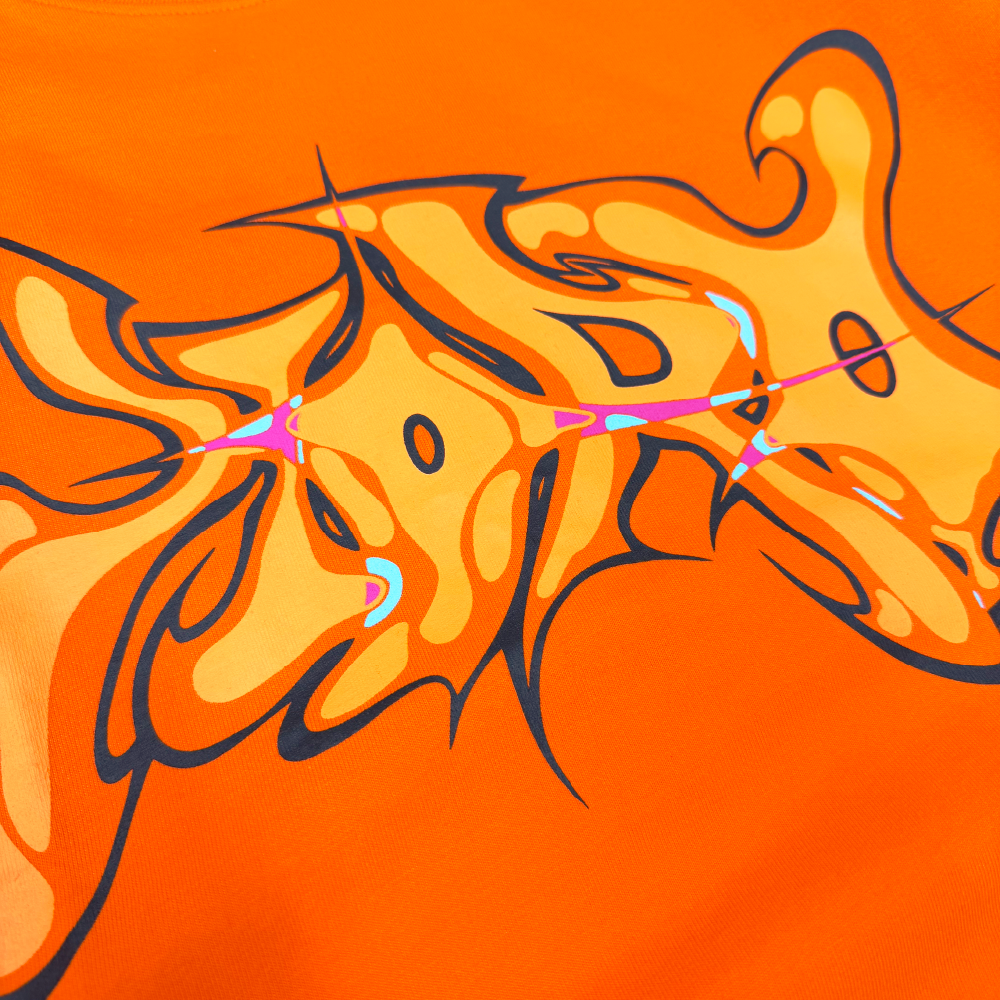 Long Sleeve Tour T-shirt "HORO" [Orange]