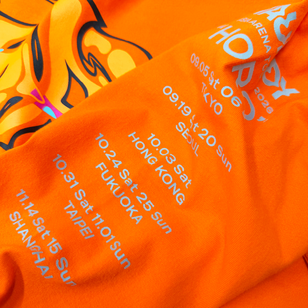 Long Sleeve Tour T-shirt "HORO" [Orange]