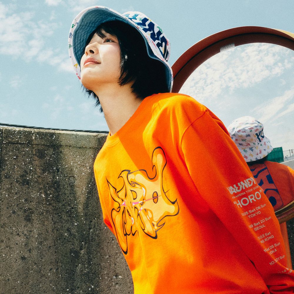 Long Sleeve Tour T-shirt "HORO" [Orange]