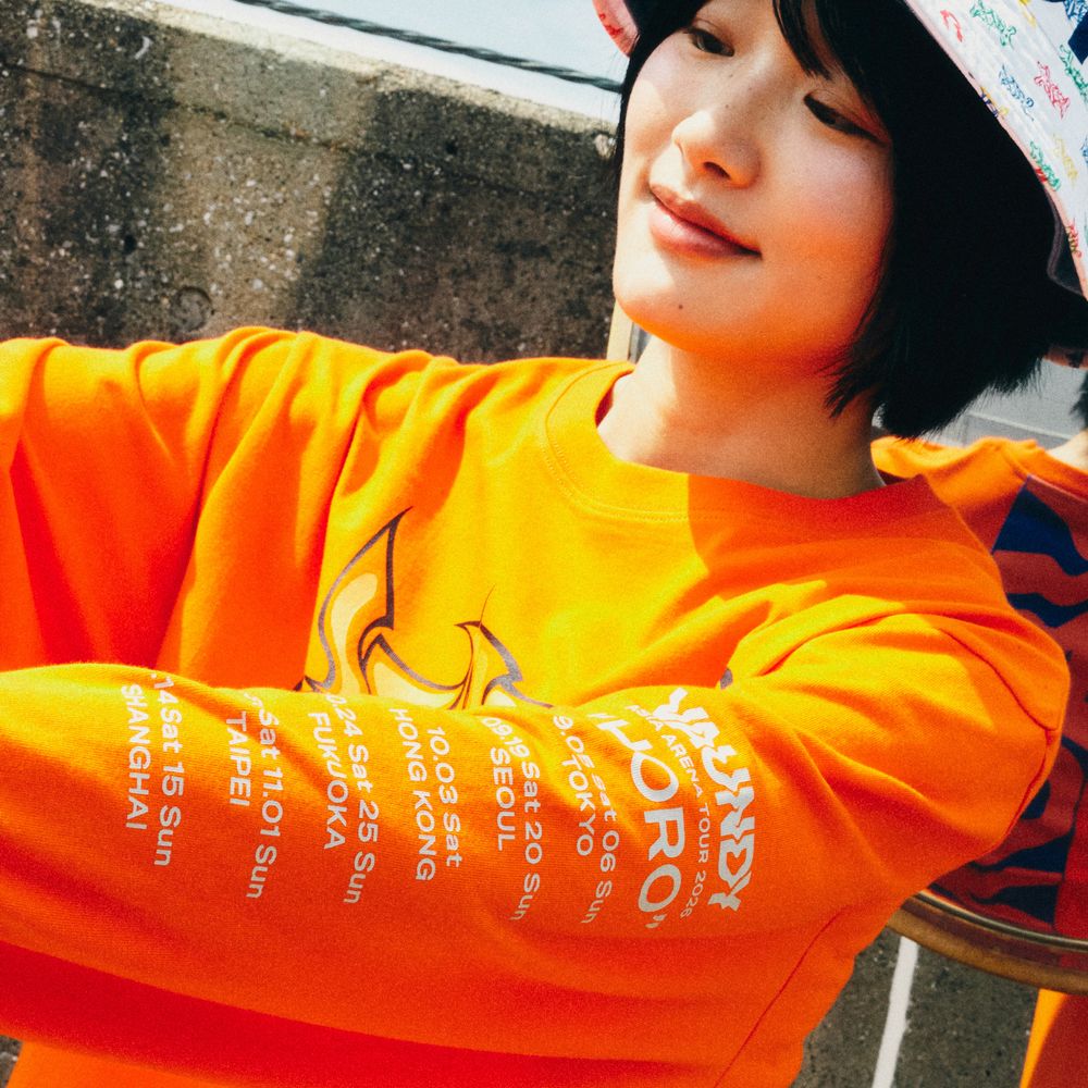 Long Sleeve Tour T-shirt "HORO" [Orange]