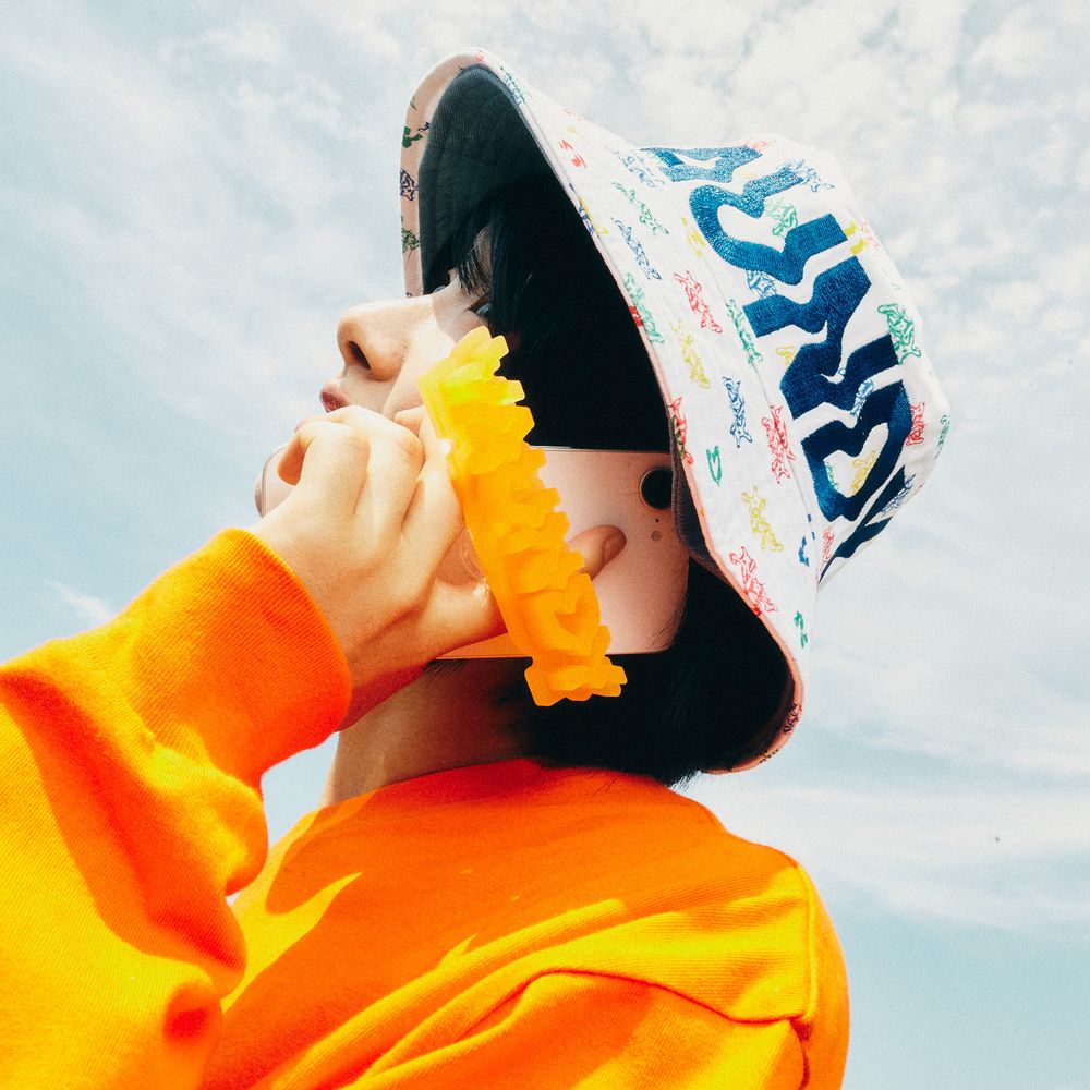 Logo Phone Grip "HORO" [Orange]