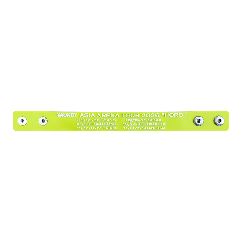 【SEOUL limited】Rubber Band "HORO" [Light Green×Red]