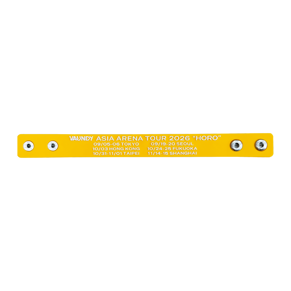 【TAIPEI limited】Rubber Band "HORO" [Yellow×Green]