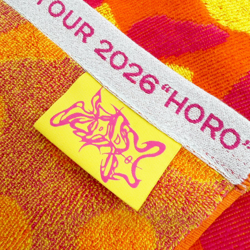Logo Jacquard Towel "HORO" [Orange]