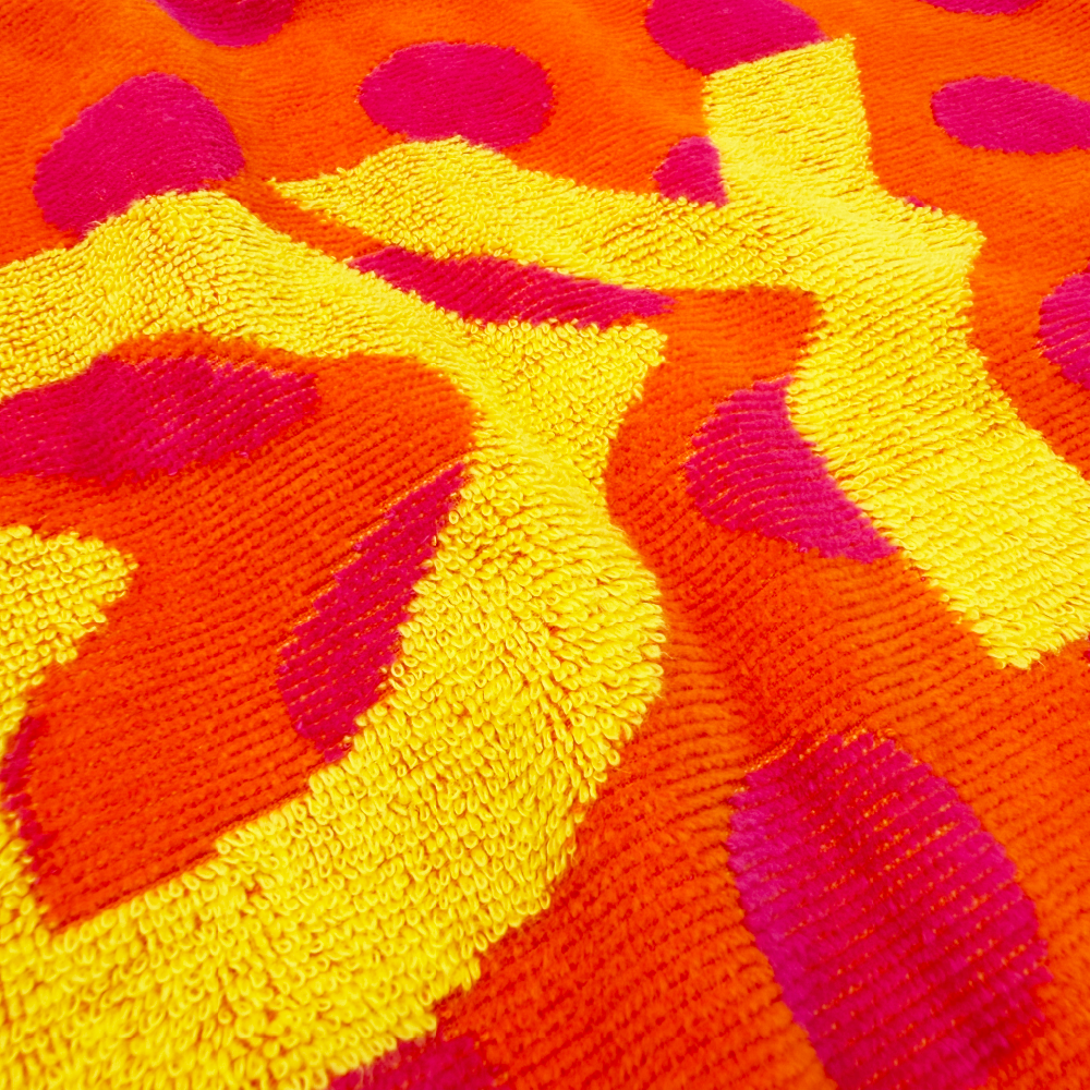 Logo Jacquard Towel "HORO" [Orange]