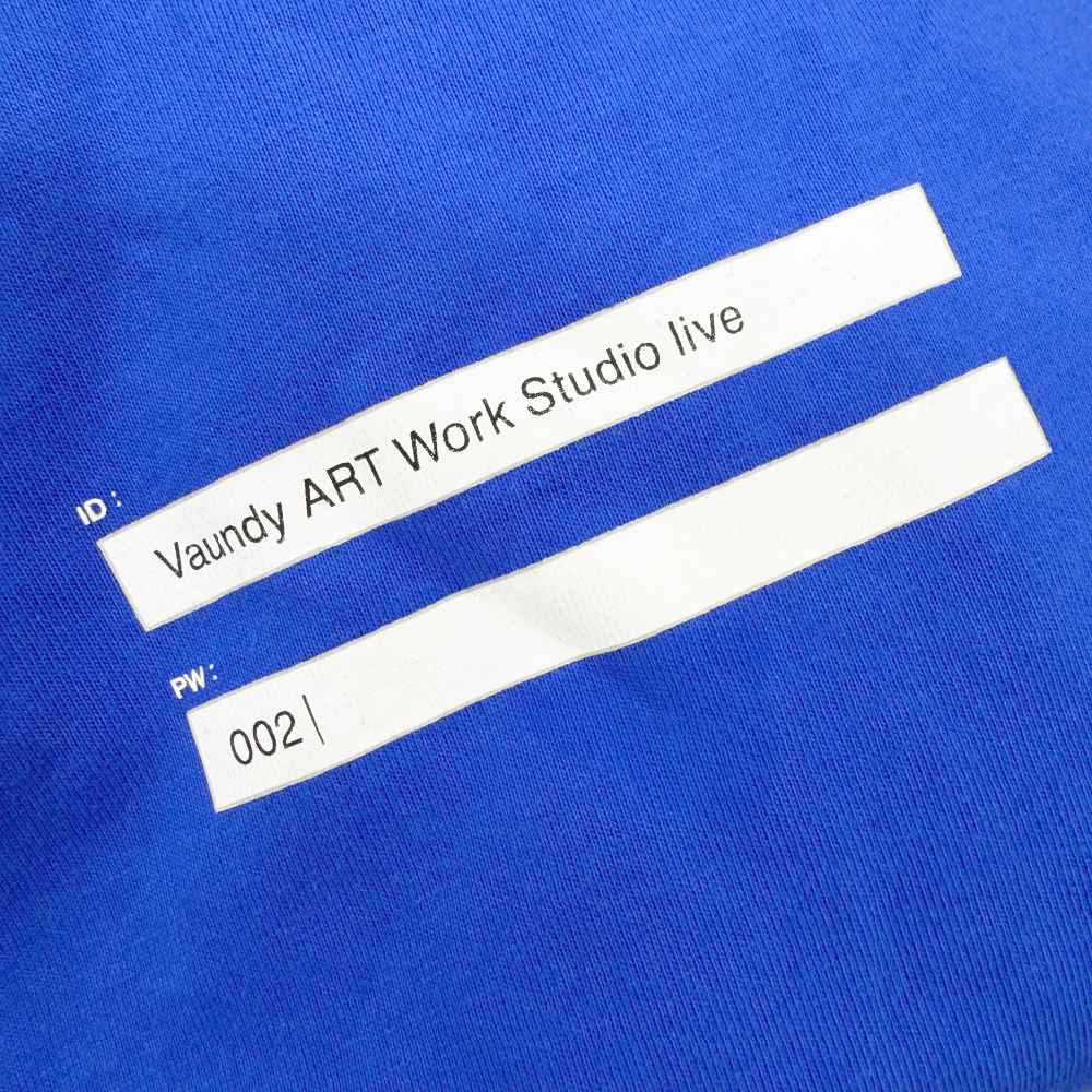 Vaundy ART Work Studio live 002 T-shirt [Blue]