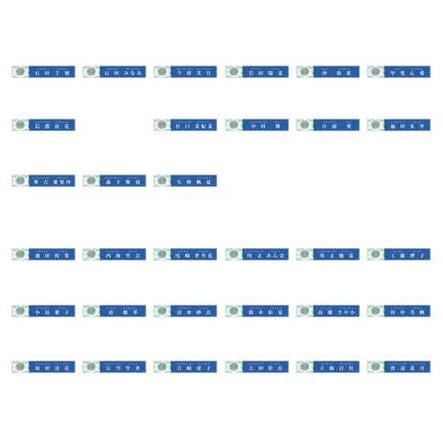 STU48 5th Anniversary 個別ネームマフラータオル