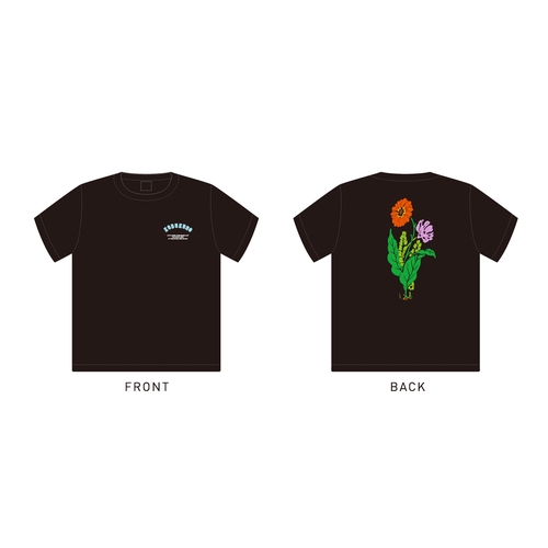 ファンフェスタTシャツ(Flower) 黒