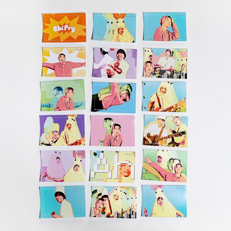 【YAJICO GIRL】Ebi Fry MV sticker