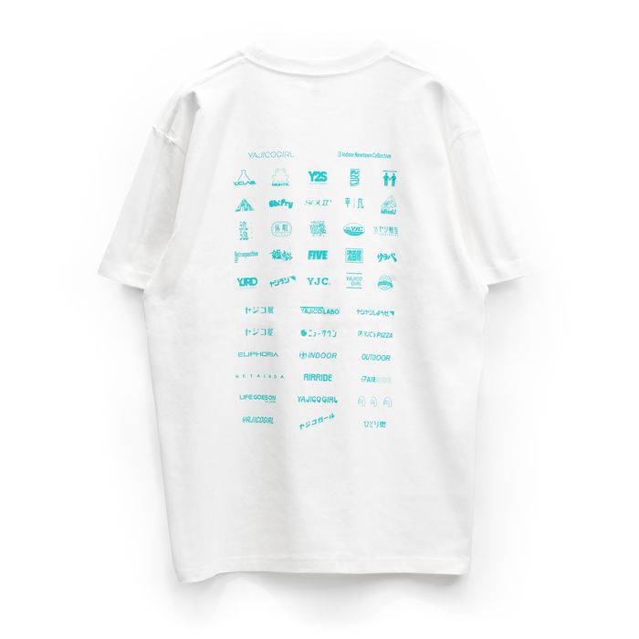 【YAJICO GIRL】Y2S-ALL LOGO TEE【完全受注販売】