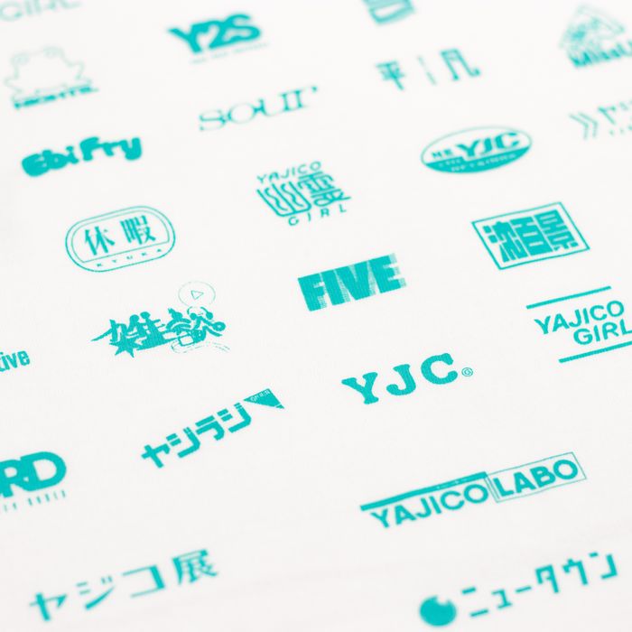 【YAJICO GIRL】Y2S-ALL LOGO TEE【完全受注販売】