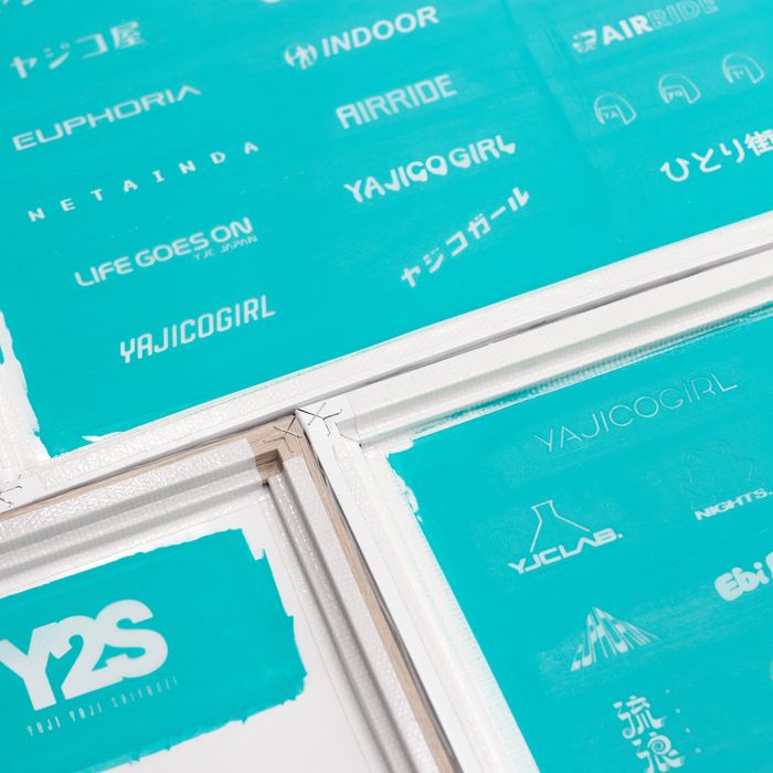 【YAJICO GIRL】Y2S-ALL LOGO TEE【完全受注販売】