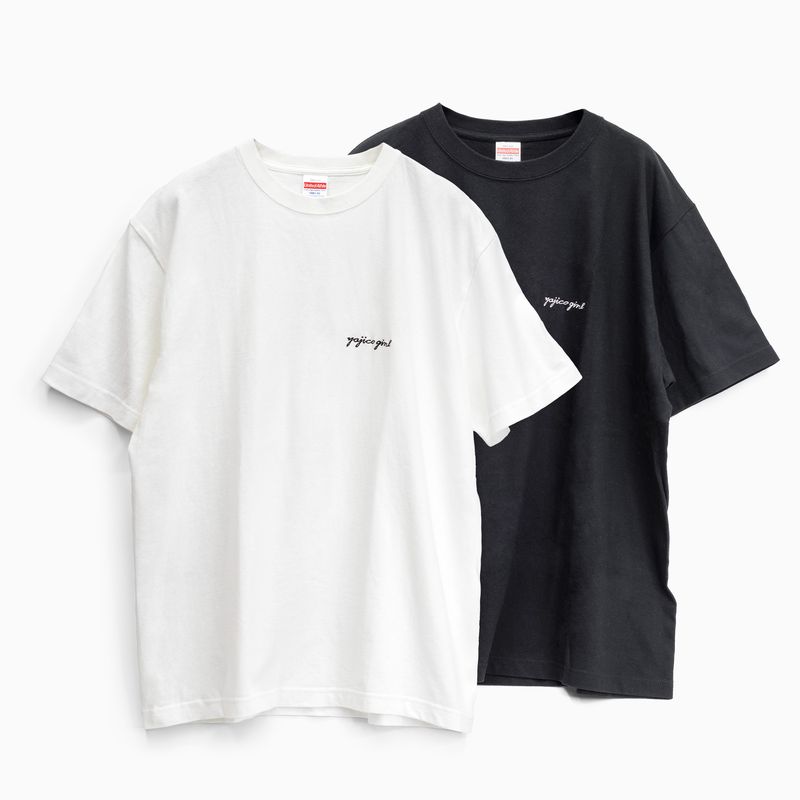 【YAJICO GIRL】刺繍TEE