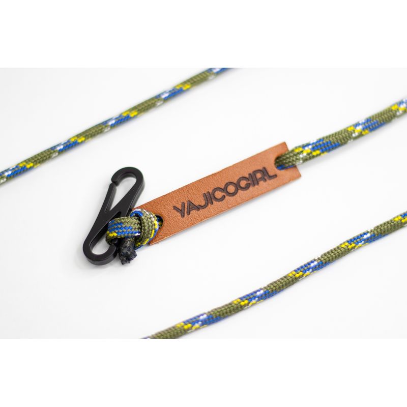 【YAJICO GIRL】レザータグマスクコード/グリーン