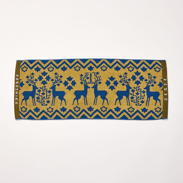 ZENSE 2024 ジャガードタオル 神奈川公演カラー〈ネイビー×ベージュ〉