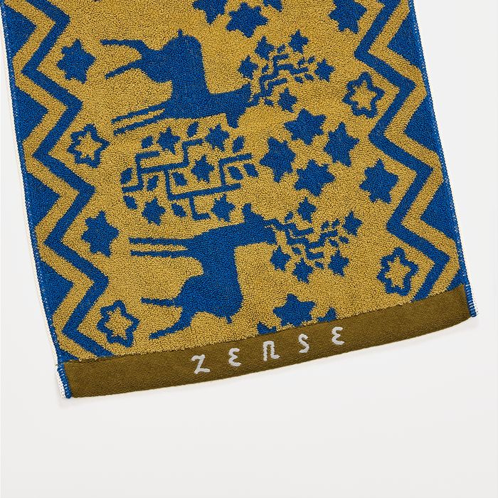 ZENSE 2024 ジャガードタオル 神奈川公演カラー〈ネイビー×ベージュ〉